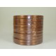 Ruban en satin 0.5 cm lot de 10