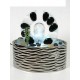 Fontaine circulaire boule et corne chrome