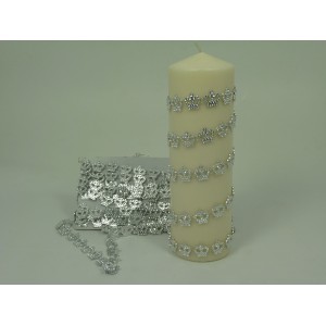 Fil déco argent (modèle 4)