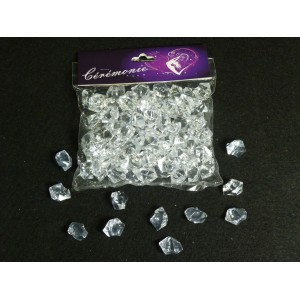 Galet plastique cristal (200g)