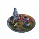 Jardin zen rond